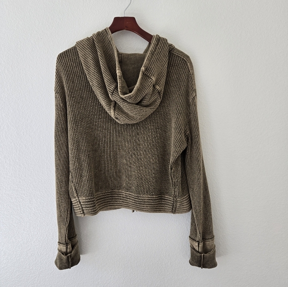 Free People Olive Bomber Jacket - Picture 9 of 16